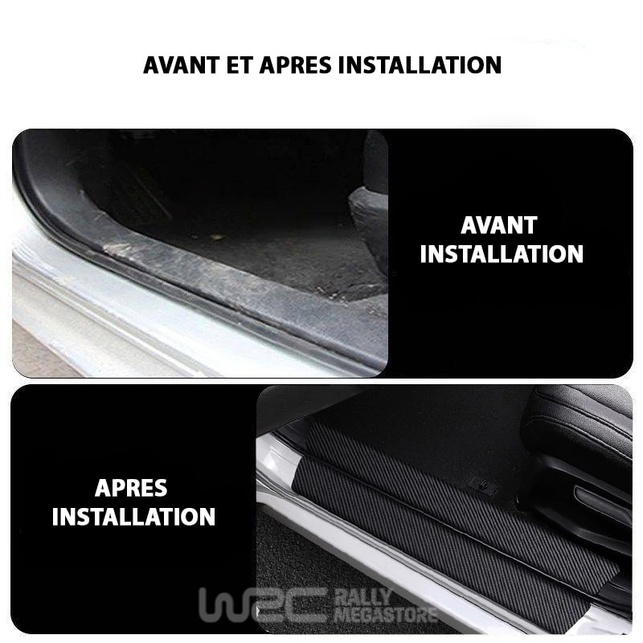 FILM PROTECTION AUTOCOLLANT POUR SEUIL DE PORTE PEUGEOT